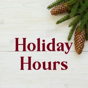 Holiday Hours