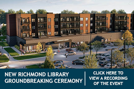 New Richmond Library Groundbreaking Ceremony | Click here to view a recording of the event